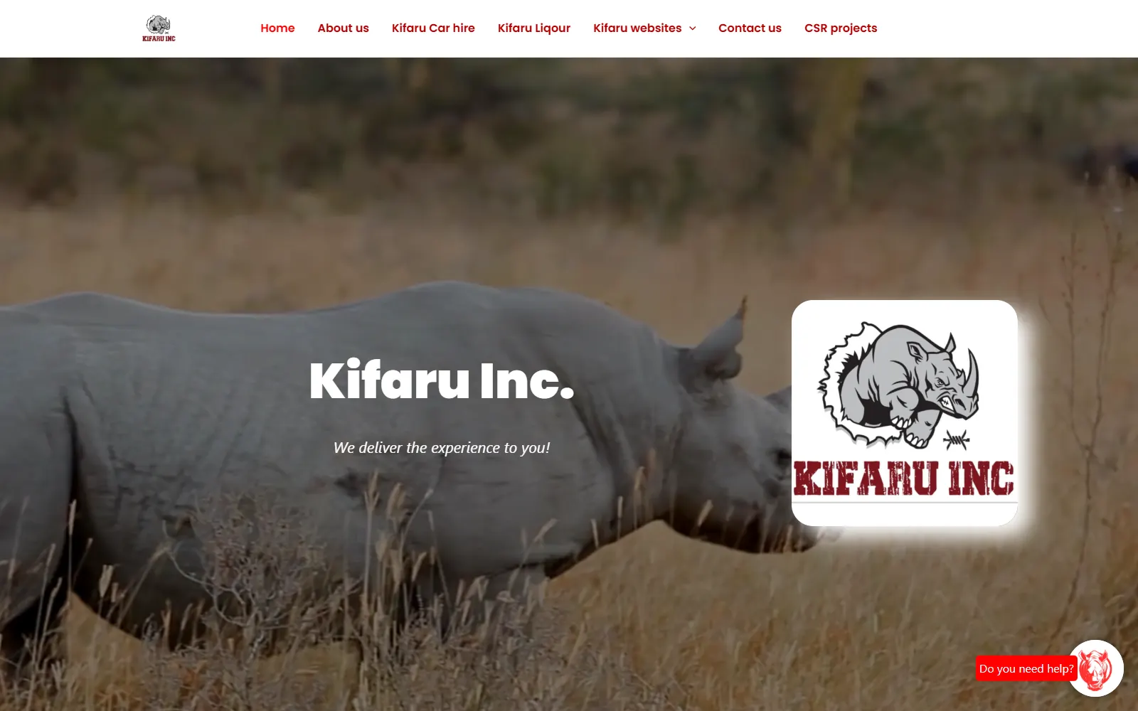Kifaru Inc website homepage